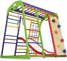 Дитячий спортивний куточок SportBaby Юнга Plus 6 (Бук, до 60 кг)